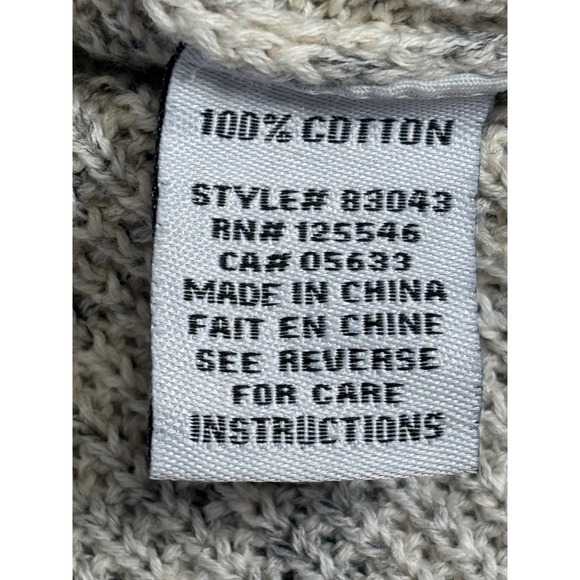 Habitat Lagenlook Tunic Sweater Size S Cotton Earthy Comfort Relaxed Cowl Neck - Picture 4 of 8